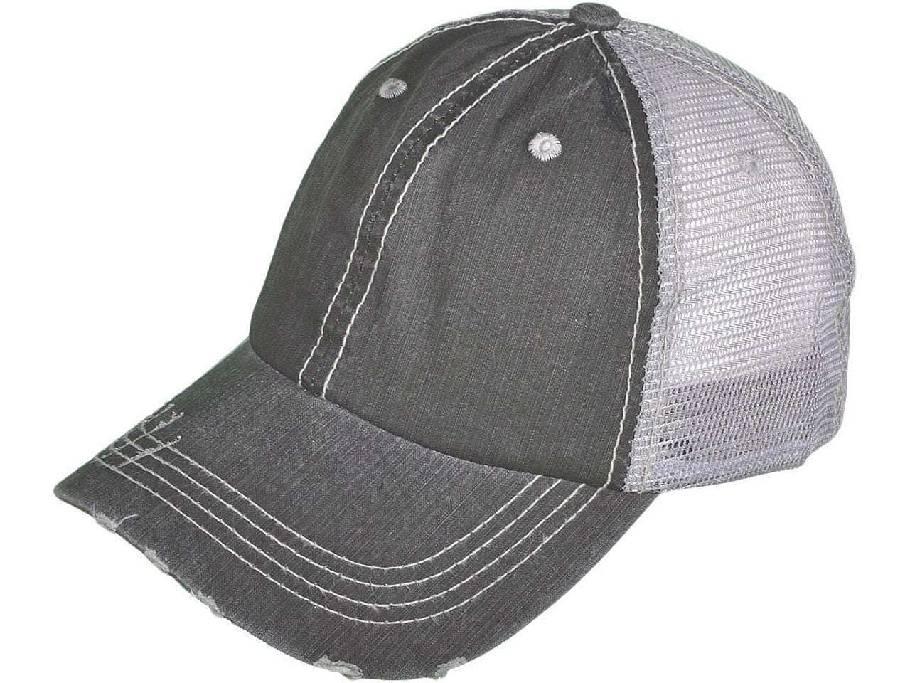 Custom Hat Ladies Grey Trucker Hat 21504