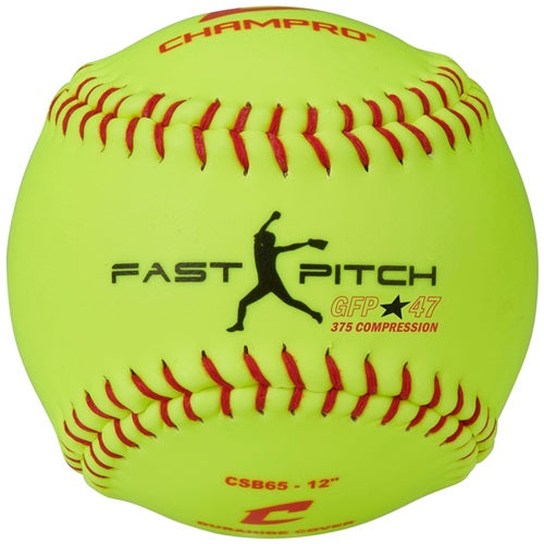 Champro 12" Fastpitch Practice Softballs Durahide DZ