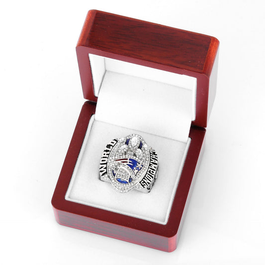 2016 New England Football Championship LI Ring – Limited Edition Collectible Fan Memorabilia