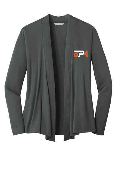 Bieg Plumbing Port Authority Ladies Concept Open Cardigan