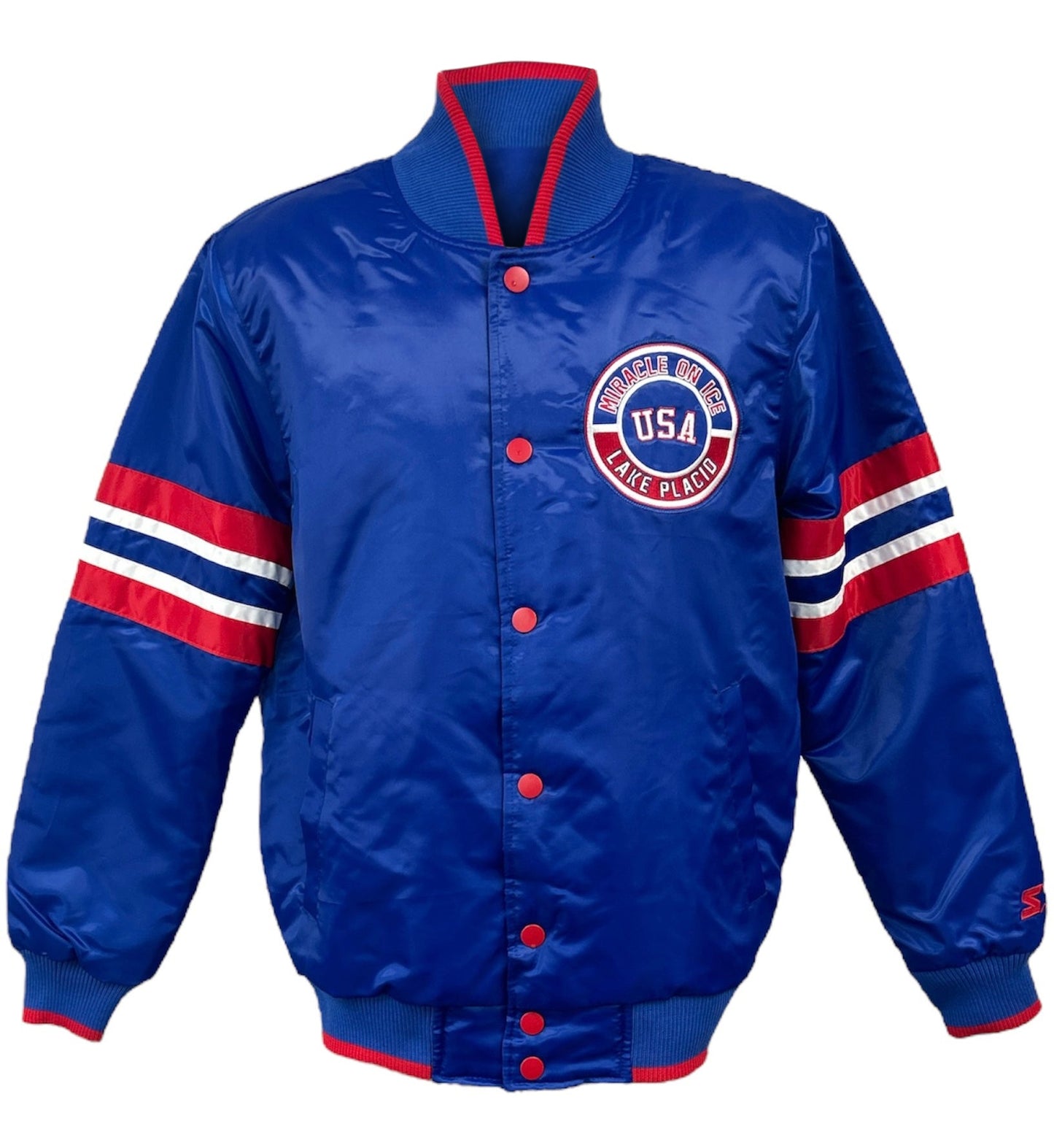Miracle on Ice 45th Anniversary (1980-2025) Official Starter Satin Full Embroidered Jacket