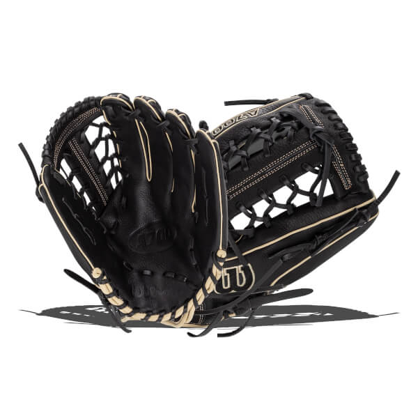 Wilson A700 Black/Blonde 12" Baseball Glove WBW10142812