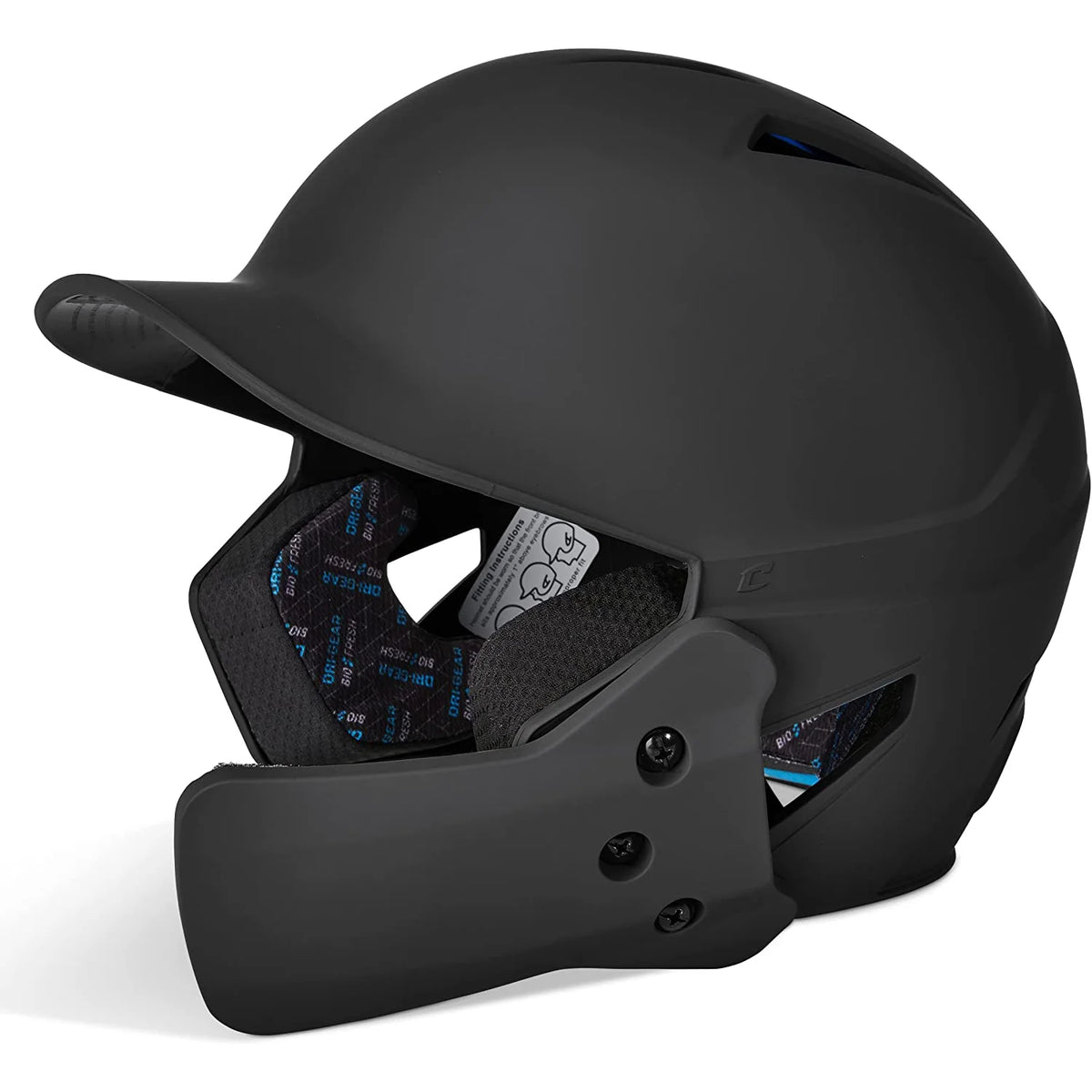 Champro HX Gamer Plus Batting Helmet with Jaw Guard