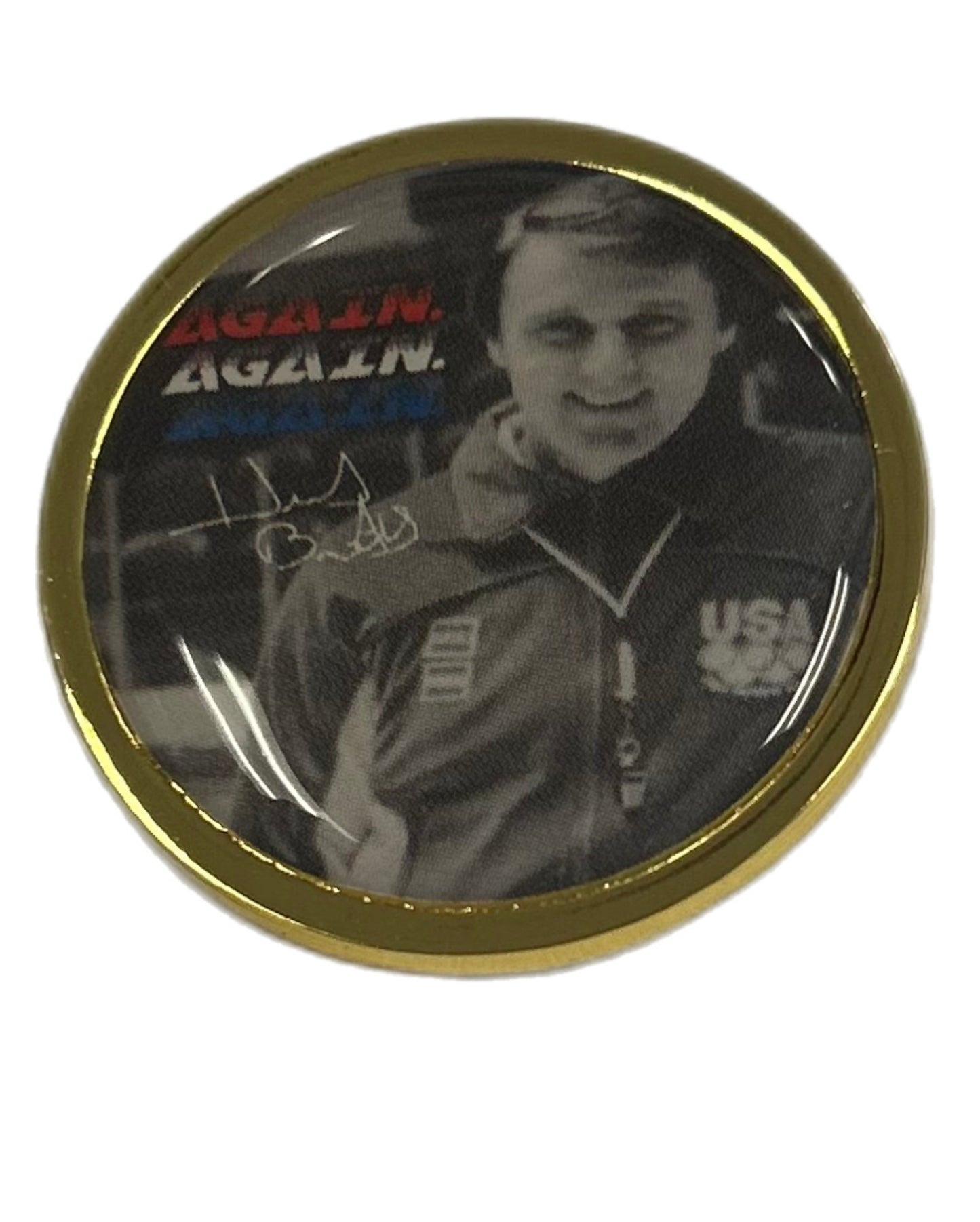 Herb Brooks Again Again Again Miracle on Ice 1980 Official Collectors Pin