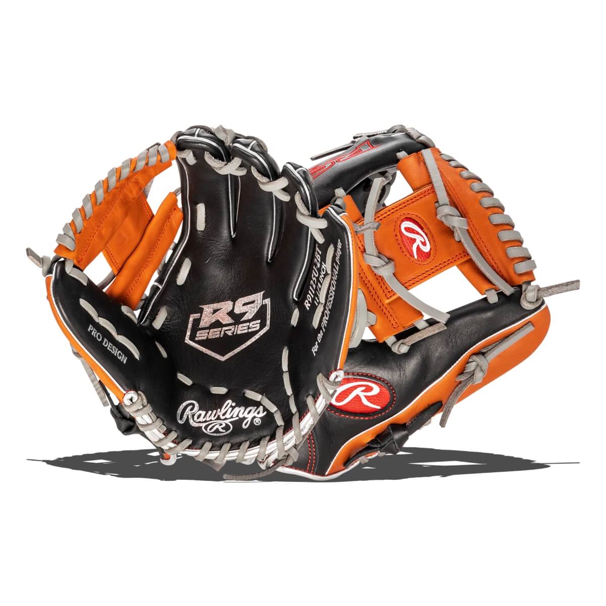 Rawlings R9 ContoUR Fit 11.25" Youth Baseball Glove: R91125U-2BT