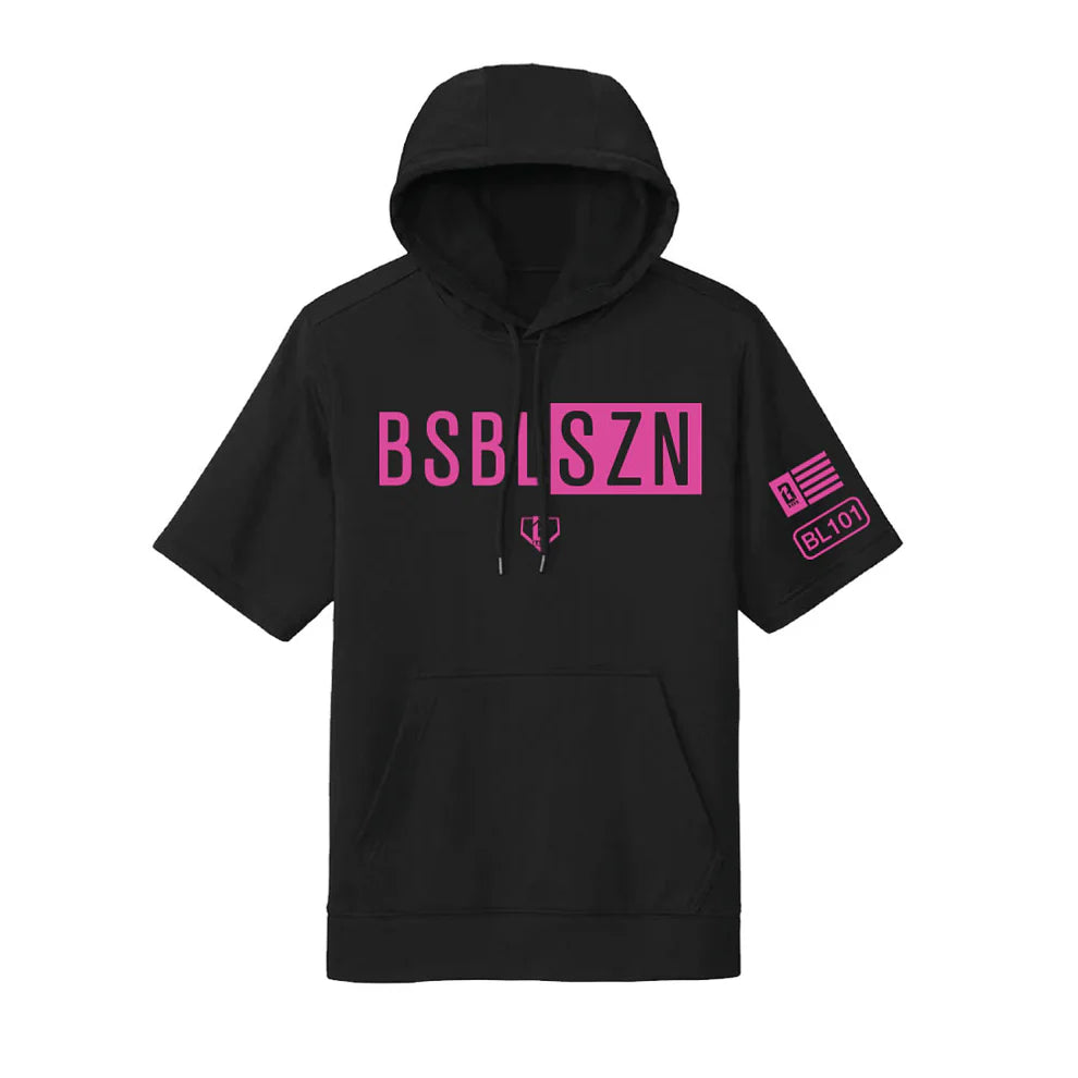 Baseball Lifestyle 101 BSBL-SZN Short Sleeve Hoodie V2