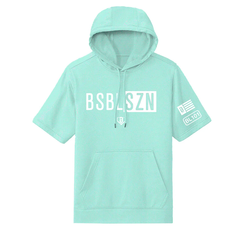 Baseball Lifestyle 101 BSBL-SZN Short Sleeve Hoodie V2
