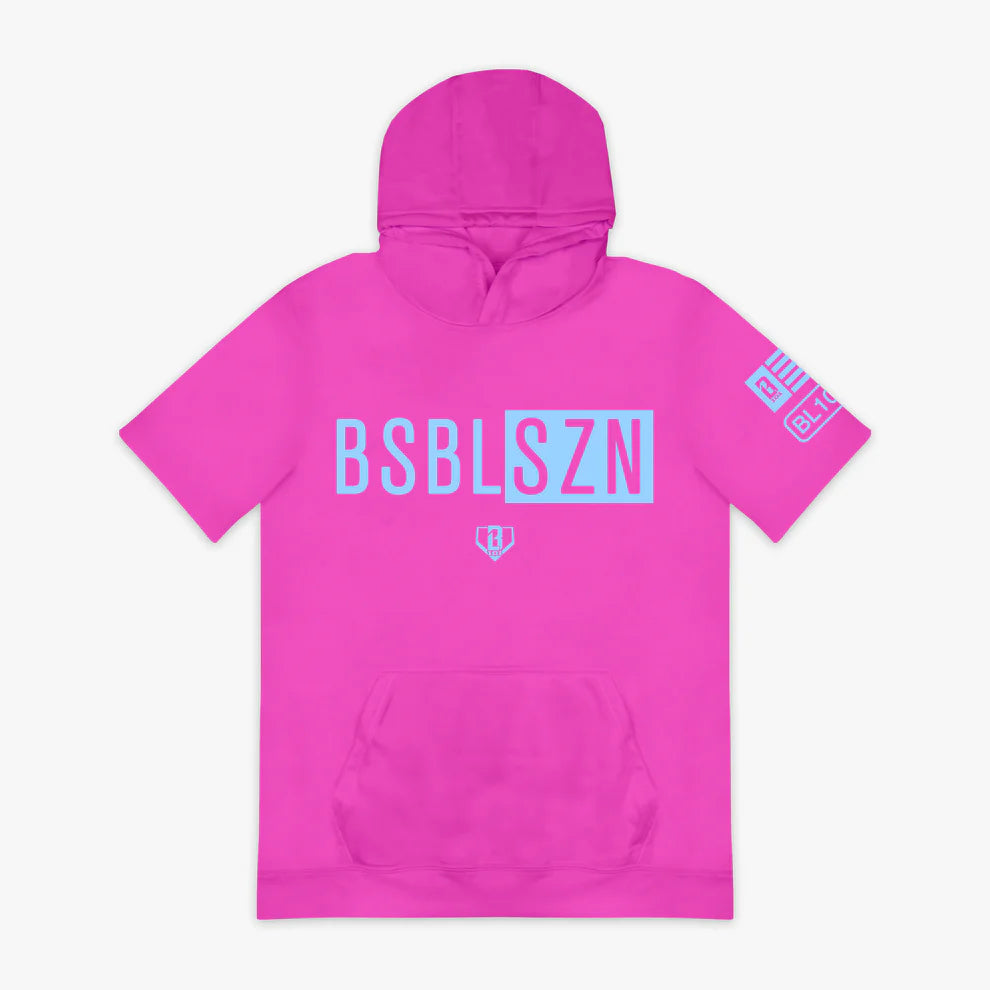Baseball Lifestyle 101 BSBL-SZN Short Sleeve Hoodie V2