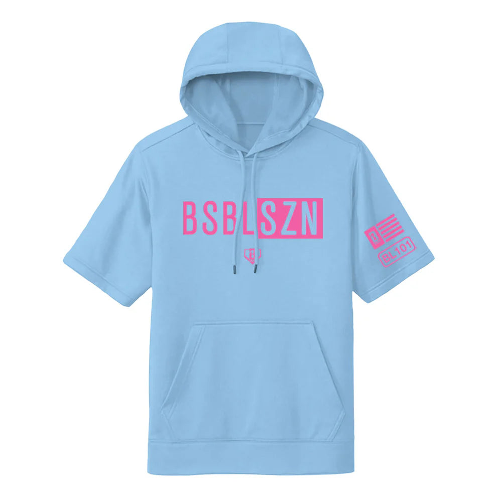 Baseball Lifestyle 101 BSBL-SZN Short Sleeve Hoodie V2