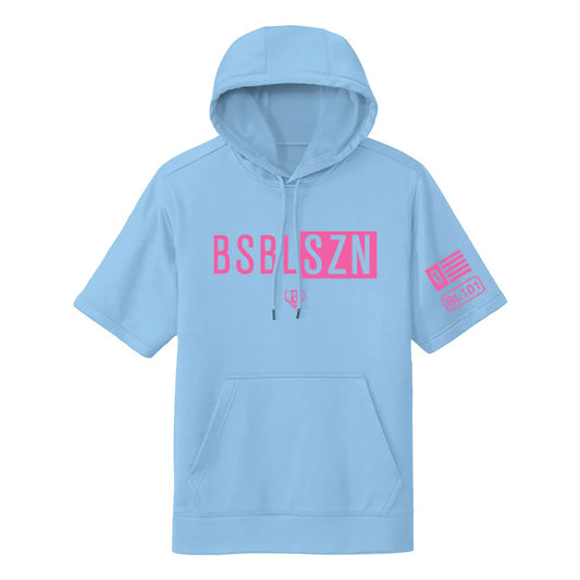 Baseball Lifestyle 101 BSBL-SZN Short Sleeve Hoodie V2