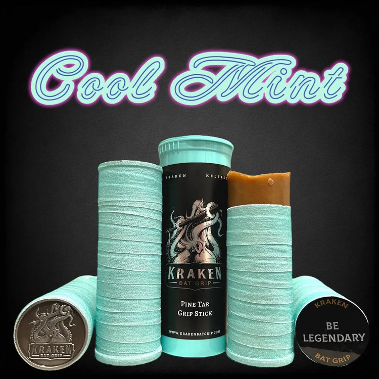Kraken Pro Wrap Pine Tar Grip Stick - Cool Mint Green