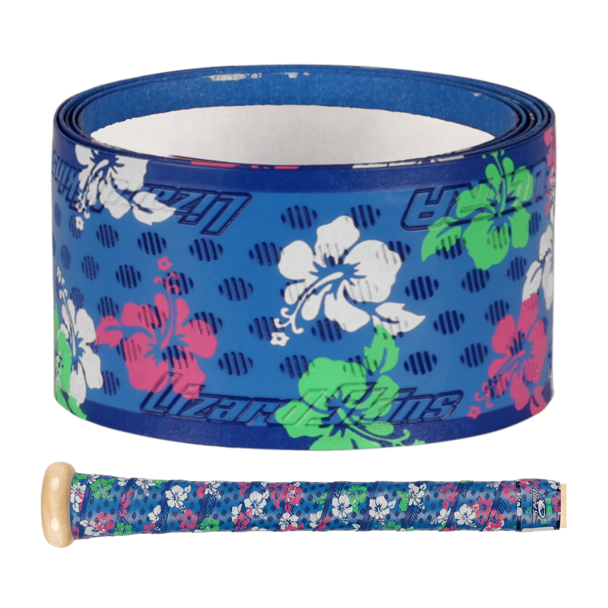 Lizard Skins DSP Ultra Bat Grip - Blue Floral