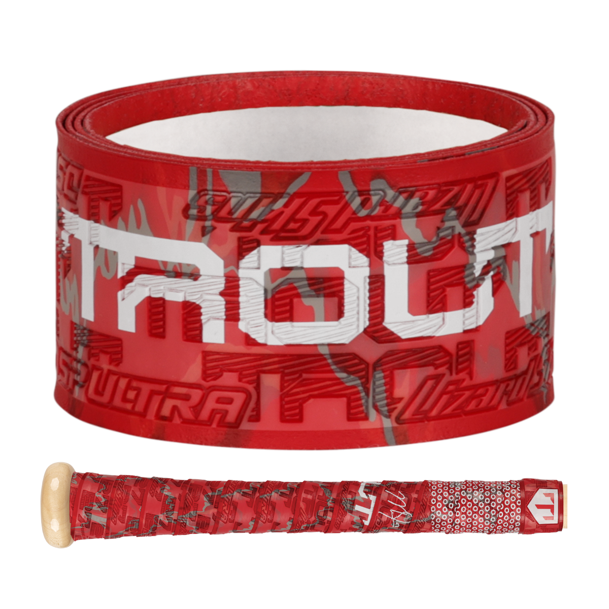 Lizard Skins DSP Ultra Bat Grip Mike Trout Ruby DSPUBB1T5