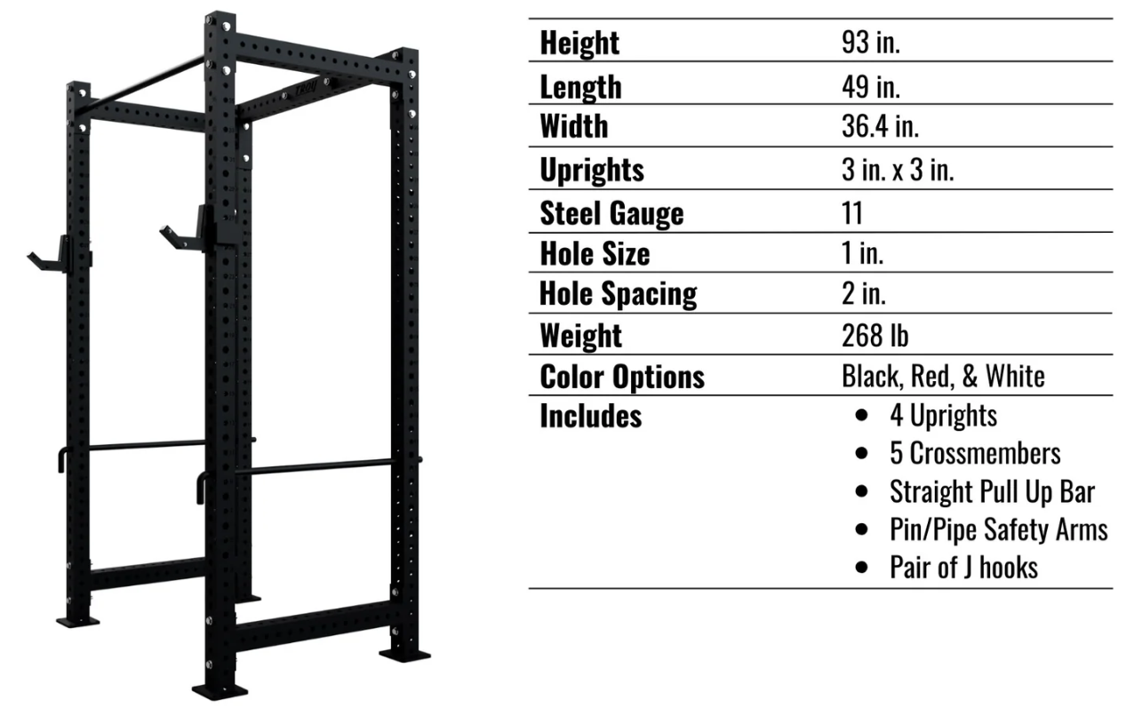 G-PR-3010 Power Rack by Troy Barbell
