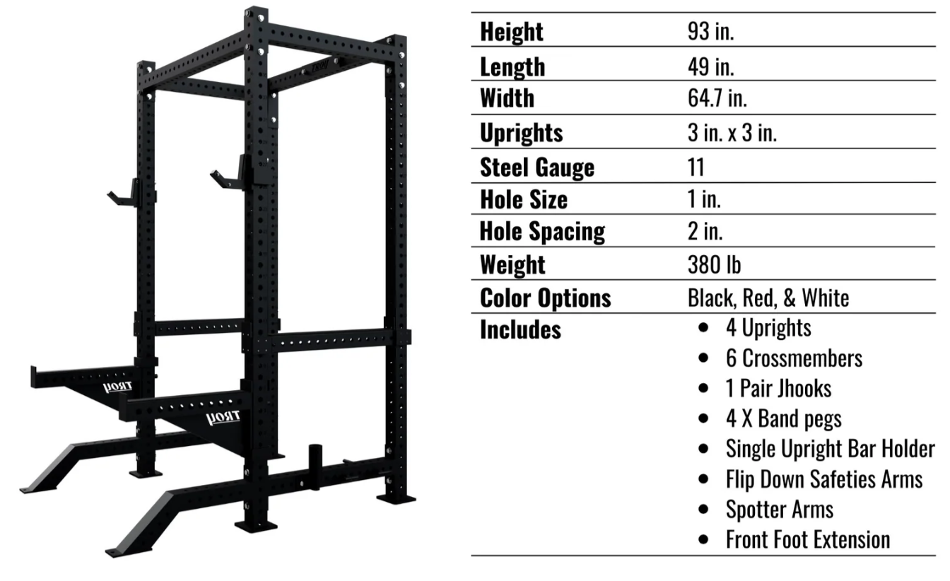 G-PR-3020 Power Rack by Troy Barbell