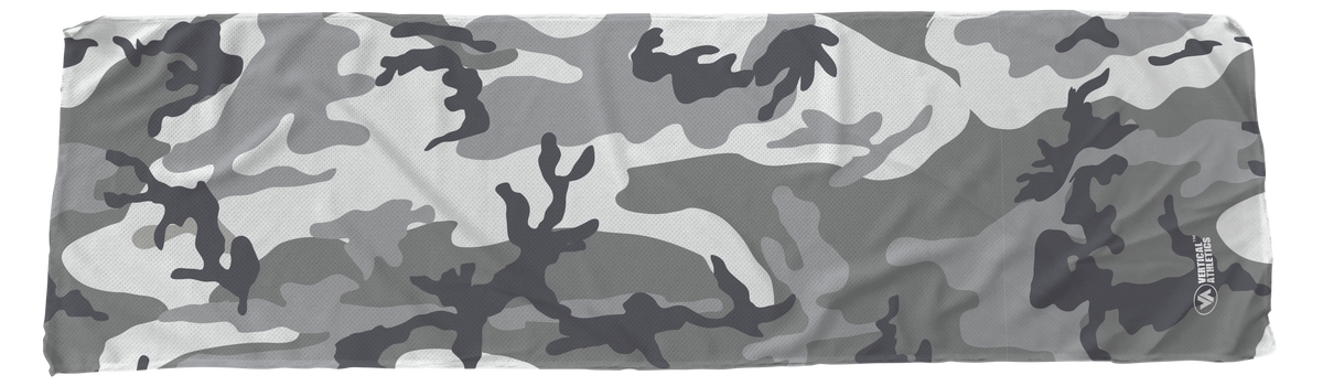 Cooling Towel: Gray Camo