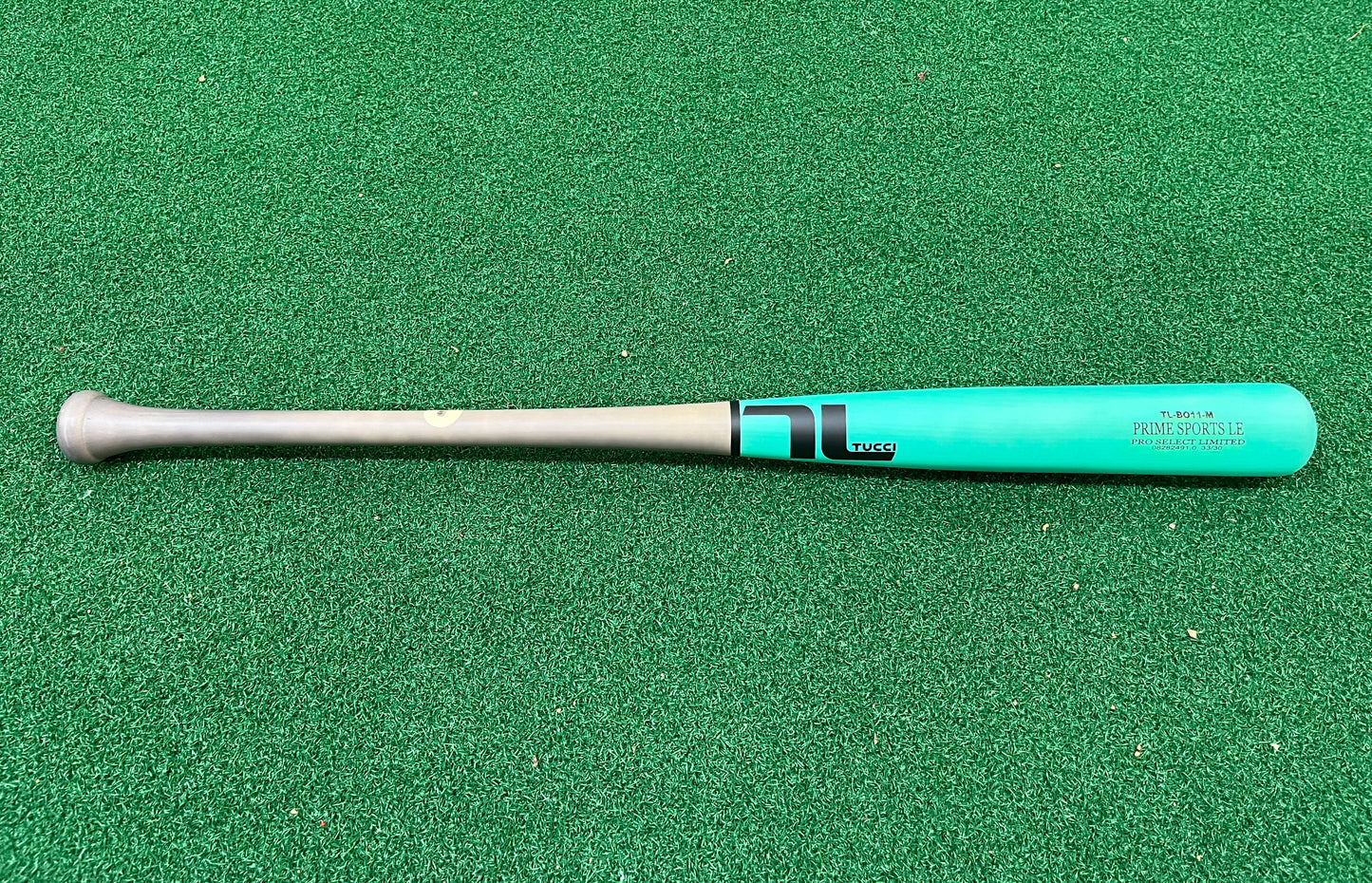 Tucci Bo Bichette Signature Model Pro Select Limited Wood Bat Teal/Charcoal