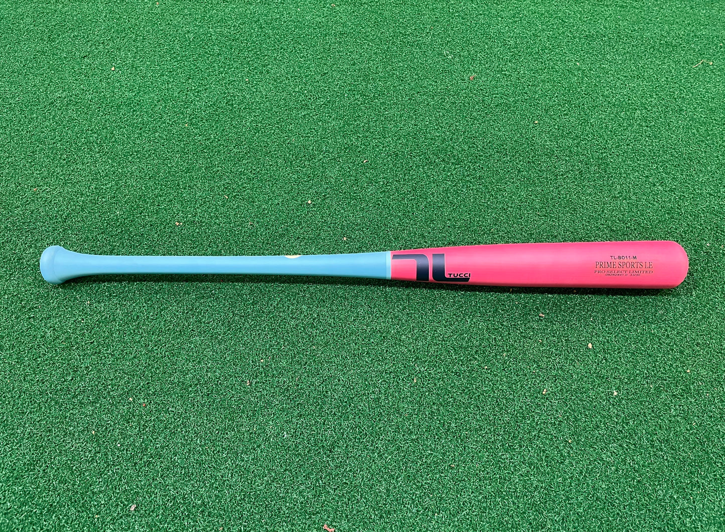 Tucci Bo Bichette Signature Model Pro Select Limited Wood Bat Pink/Blue