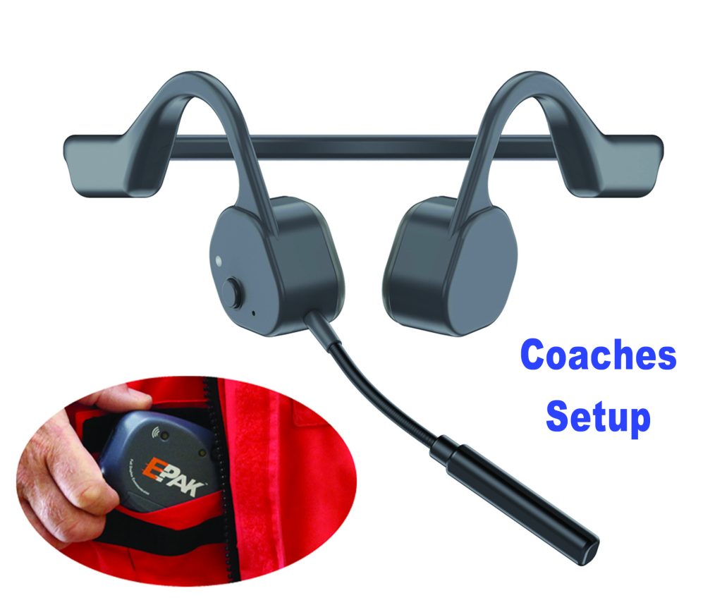 Porta Phone Coach to Catcher Communication Varsity Wireless E-PAK System