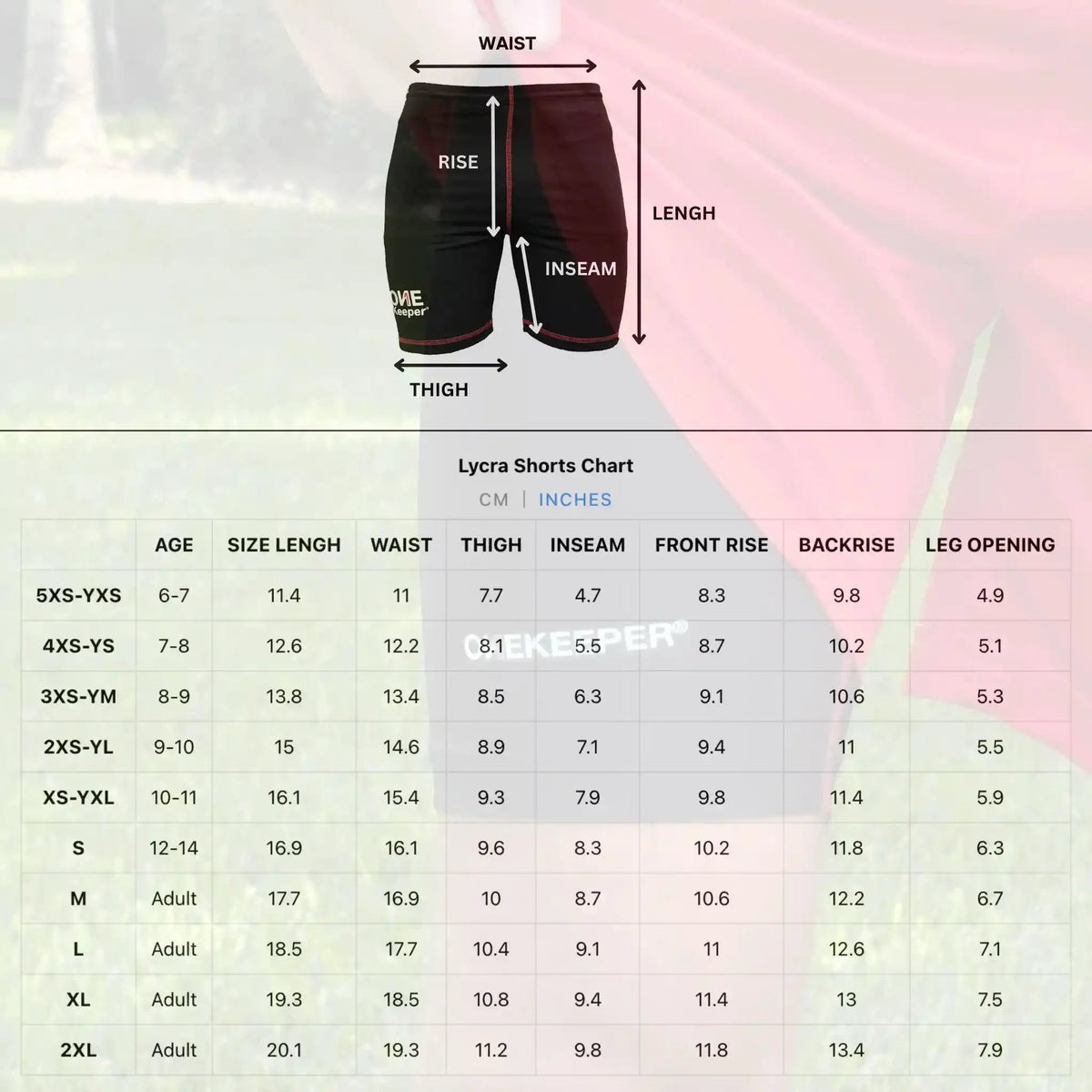 Men Compression Shorts for Goalkeepers and Field Players