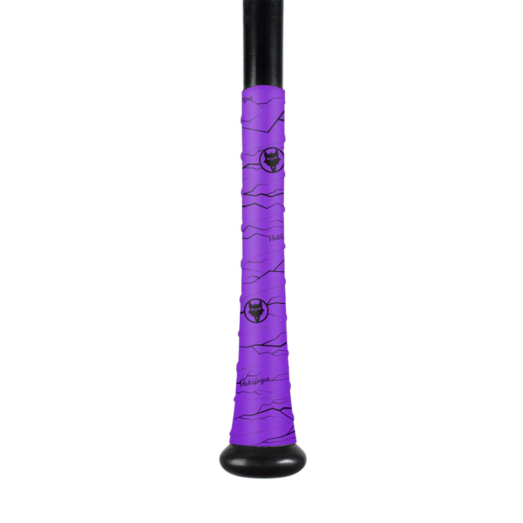 VukGripz - Pulse Purple Bat Grip Tape with Black
