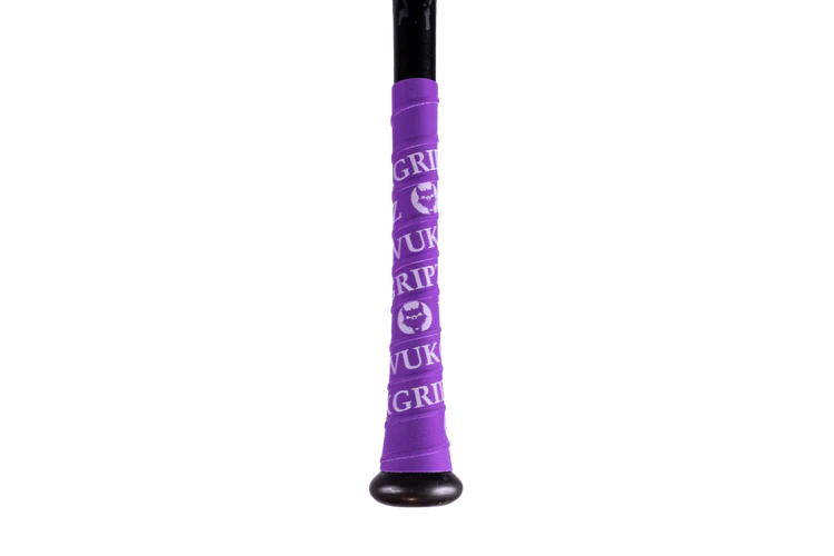 VukGripz - Purple Bat Grip Tape with White