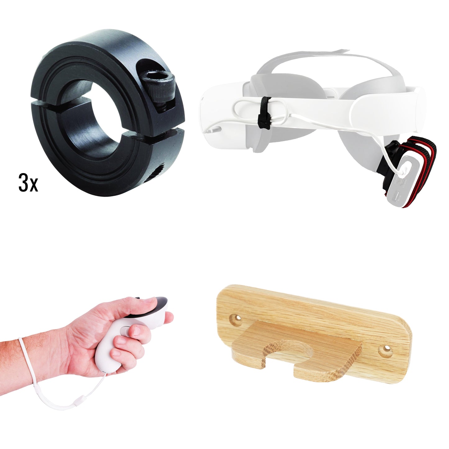 DriVR Elite Mini - Adjustable VR Weighted Golf Club Handle Accessory - Compatible with Quest 2, 3/3s, and Pro - For GOLF+