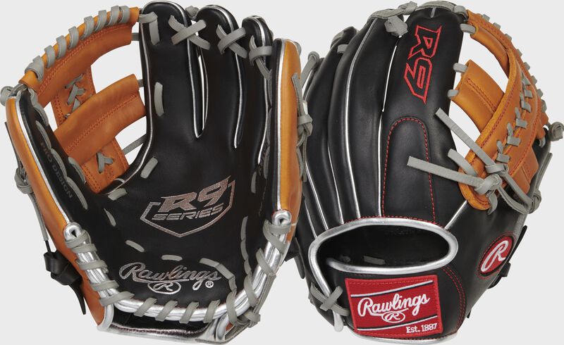 Rawlings R9 ContoUR Fit 11.00" Youth Baseball Glove: R9110U-19BT