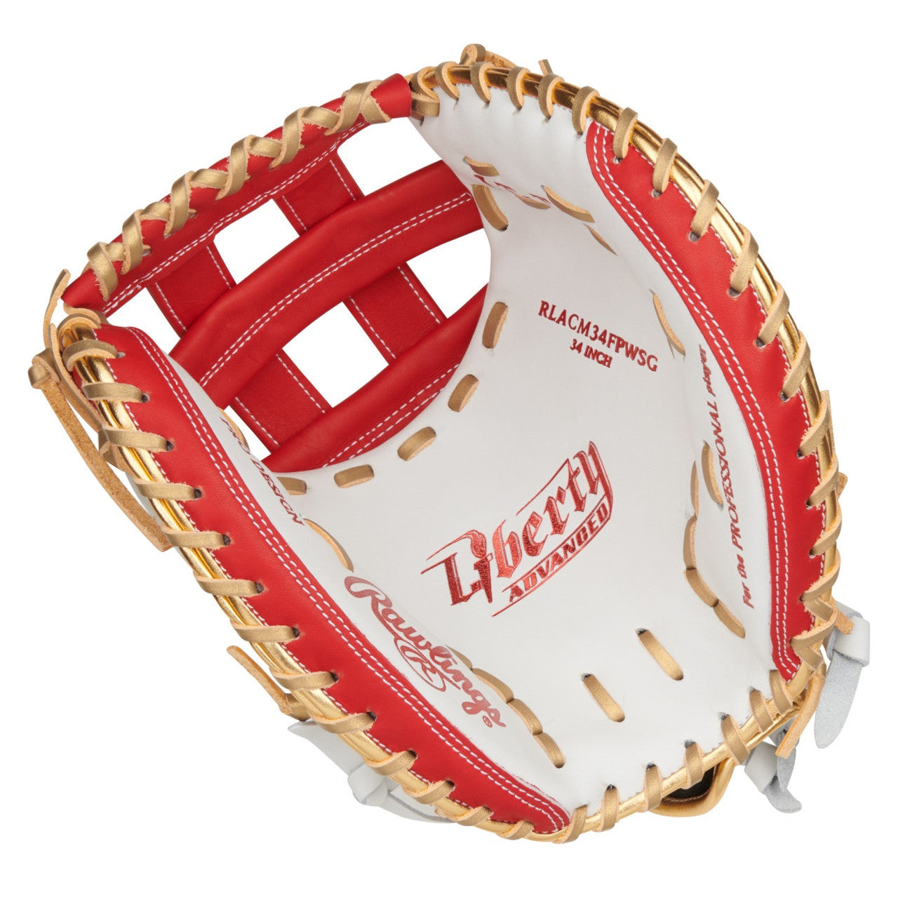 Rawlings Liberty Advanced 34.00" Fastpitch Softball Catchers Mitt RLACM34FPWSG