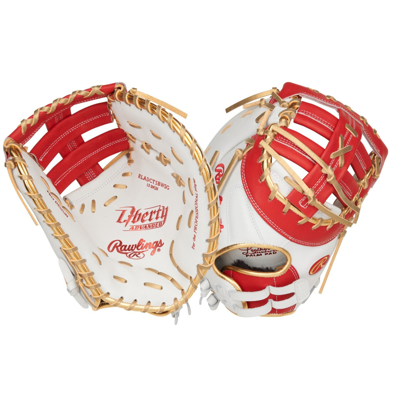 Rawlings Liberty Advanced 13.00" Fastpitch Softball First Base Mitt RLADCTSBWSG
