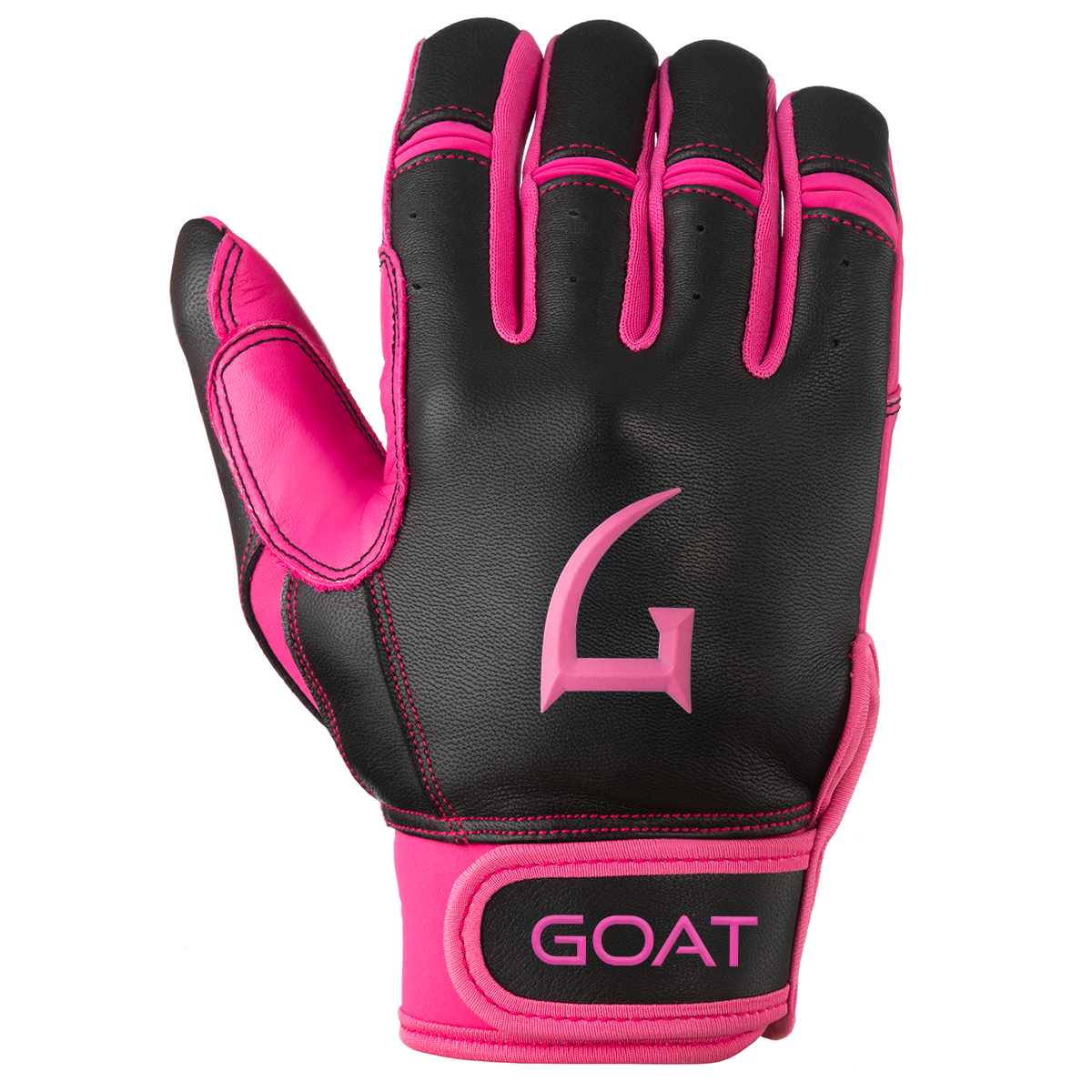 Origin Series Short Cuff Black and Pink Batting Gloves