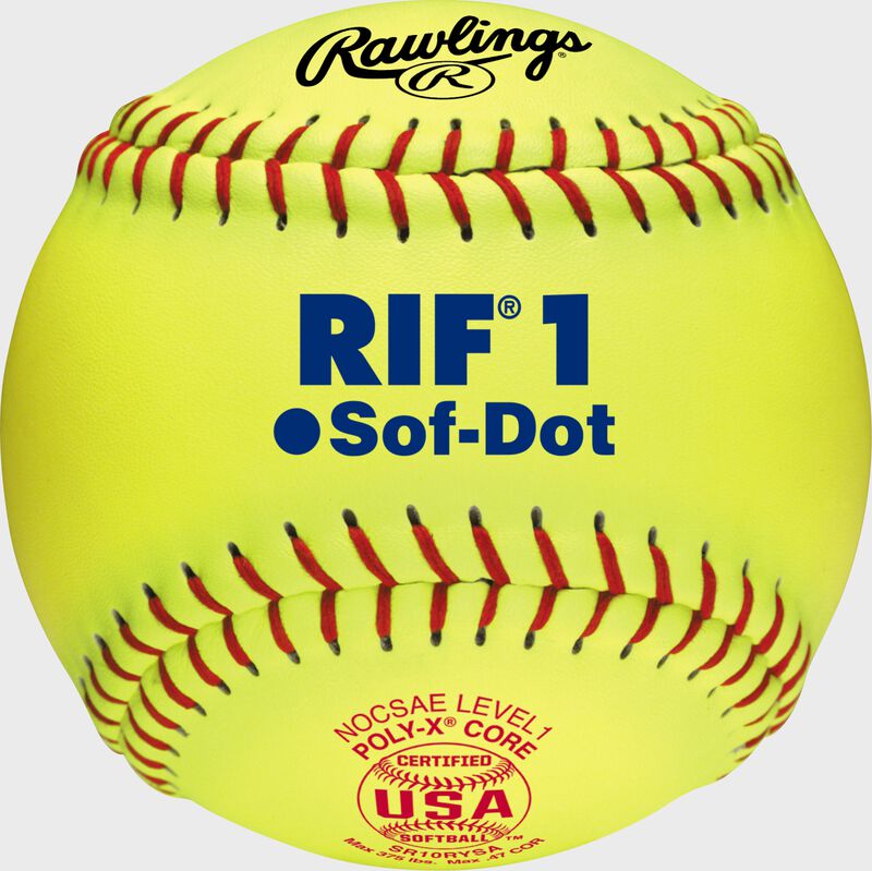 Rawlings 10 Inch USA RIF 1 Official Softballs Dozen