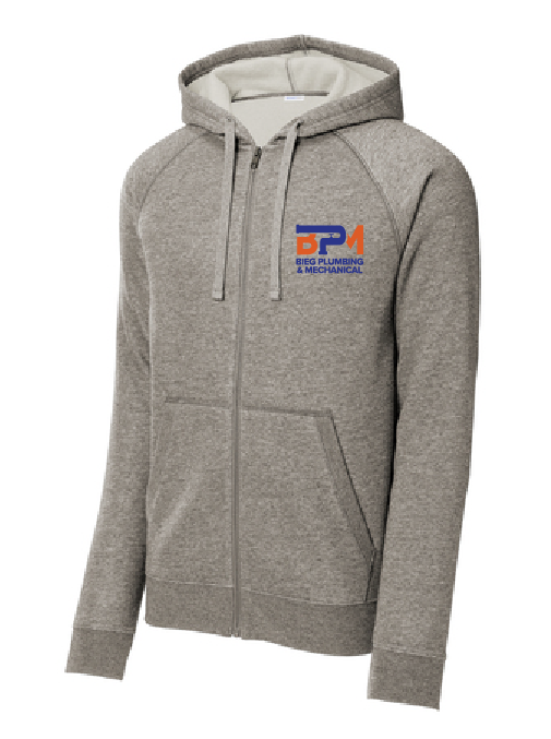 Bieg Plumbing Sport-Tek Drive Fleece Hooded Full-Zip