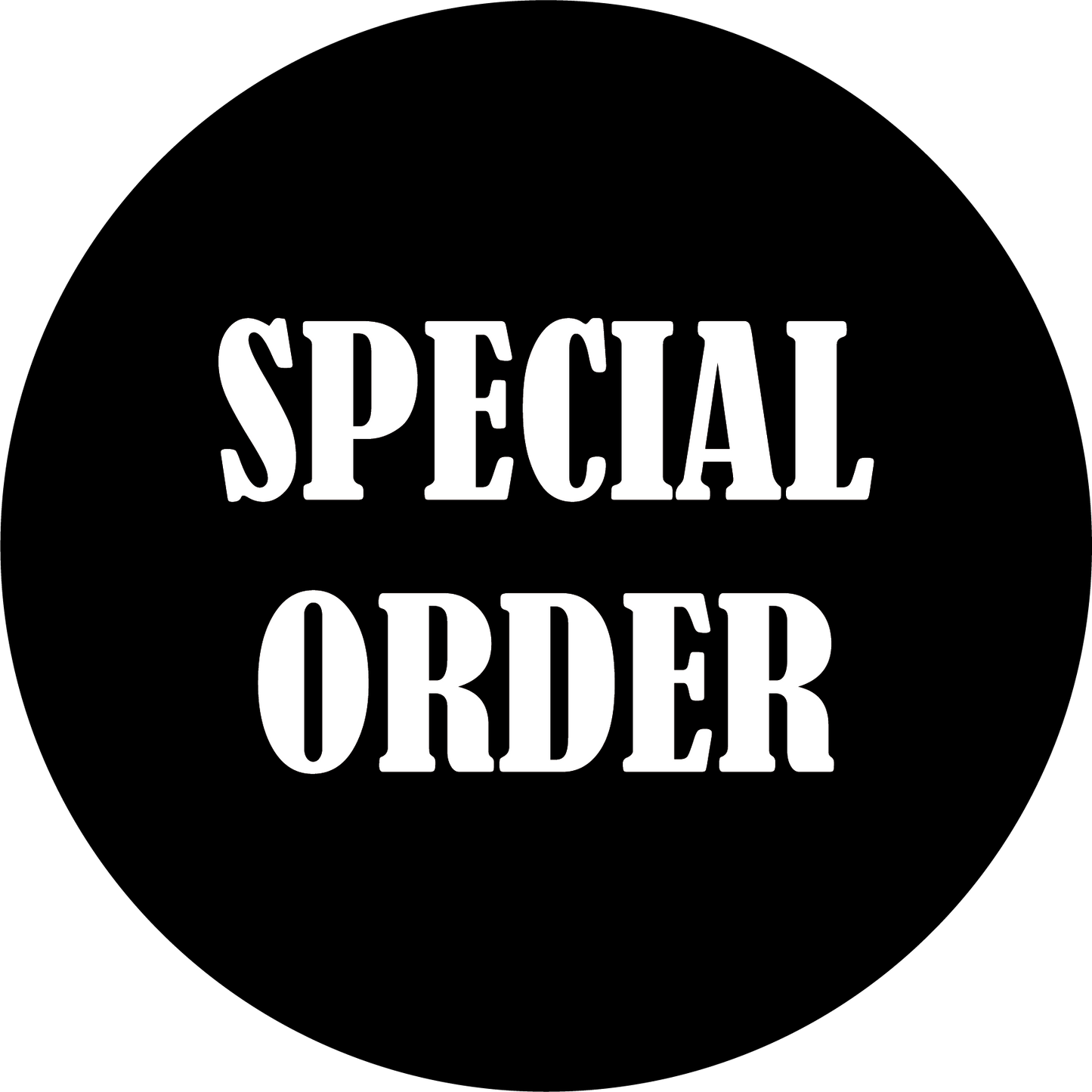 Special Order Non-Apparel - SALES REPS ONLY