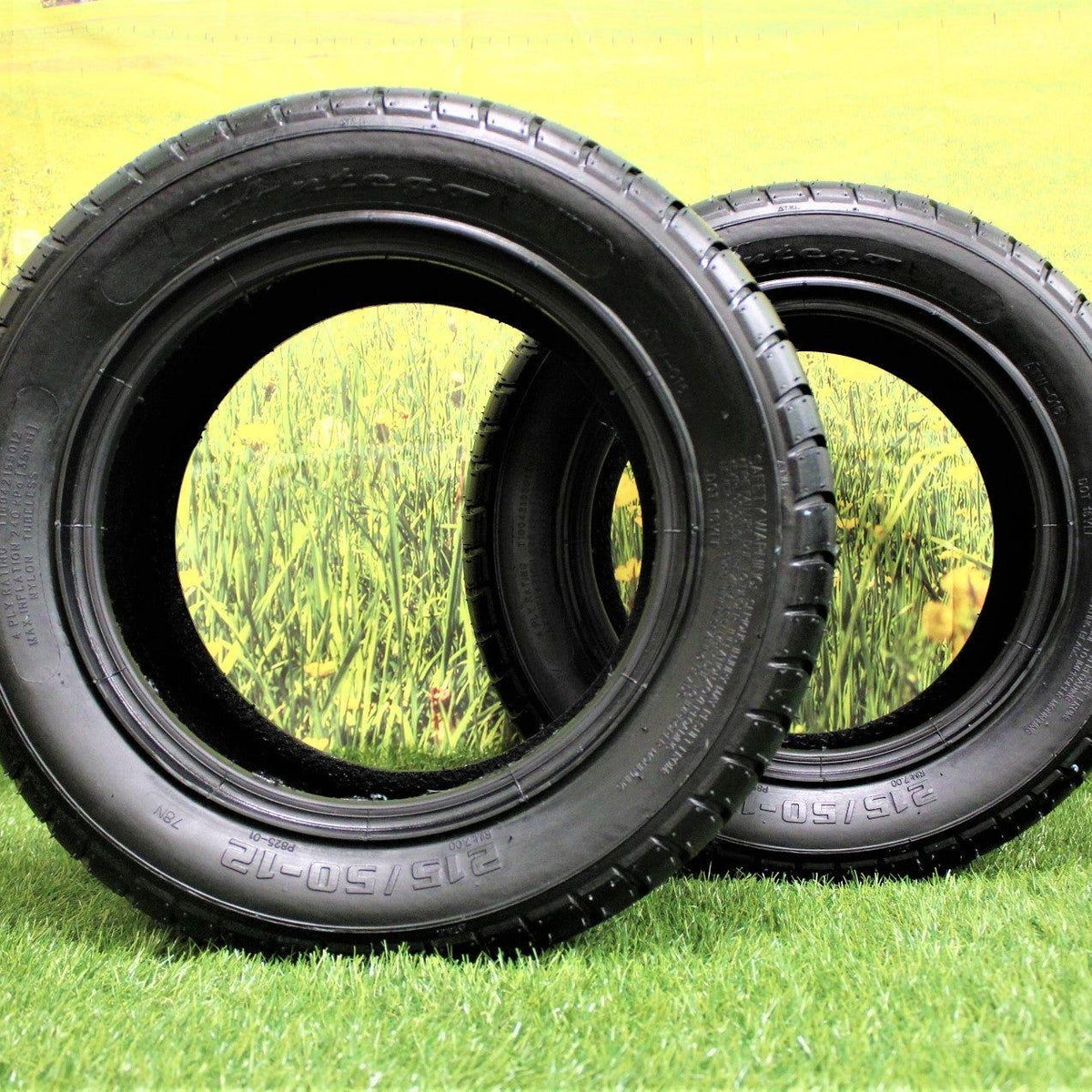 215/50-12 4 Ply (Qty: 1) Golf Cart Tires DOT Rated ATW-016