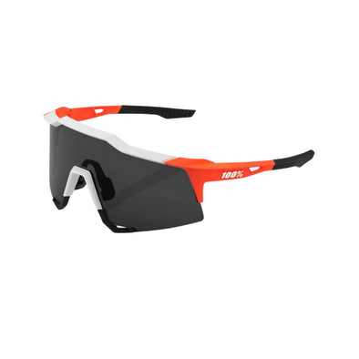100% SPEEDCRAFT Performance Sunglasses - Soft Tact Oxyfire - Smoke Lens