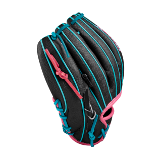 Wilson 2024 Winter A2000 1786SS Black/Teal 11.50" Baseball Glove WBW102521115