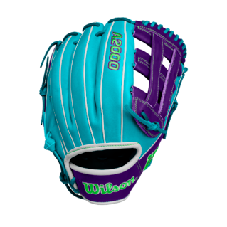 Wilson 2024 Winter A2000 DW5 Teal/Purple 12.00" Baseball Glove WBW10252212