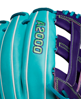 Wilson 2024 Winter A2000 DW5 Teal/Purple 12.00" Baseball Glove WBW10252212