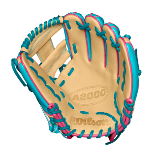 Wilson 2025 Spring A2000 1786 Teal/Blonde 11.50" Baseball Glove WBW102537115