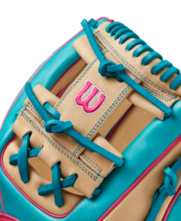 Wilson 2025 Spring A2000 1786 Teal/Blonde 11.50" Baseball Glove WBW102537115