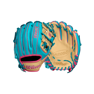 Wilson 2025 Spring A2000 1786 Teal/Blonde 11.50" Baseball Glove WBW102537115