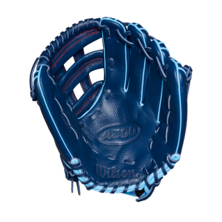 Wilson 2025 A500 Navy/Blue/Red 12.00" Baseball Glove WBW10254212
