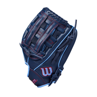 Wilson 2025 A500 Navy/Blue/Red 12.00" Baseball Glove WBW10254212