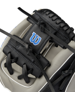 Wilson 2025 A900 PF1125 Grey/Black/Royal 11.25" Baseball Glove WBW1025691125