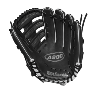Wilson 2025 A900 PF1892 Black/White/Silver 12.25" Baseball Glove WBW1025721225