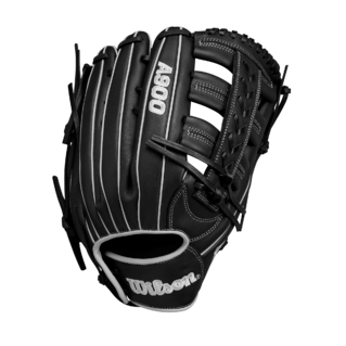 Wilson 2025 A900 PF1892 Black/White/Silver 12.25" Baseball Glove WBW1025721225