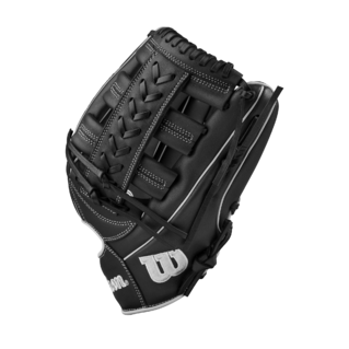 Wilson 2025 A900 PF1892 Black/White/Silver 12.25" Baseball Glove WBW1025721225