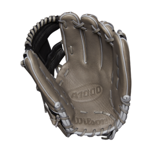 Wilson 2025 A1000 1787 Grey/Black/Red 11.75" Baseball Glove WBW1025801175