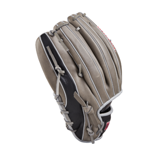 Wilson 2025 A1000 1787 Grey/Black/Red 11.75" Baseball Glove WBW1025801175